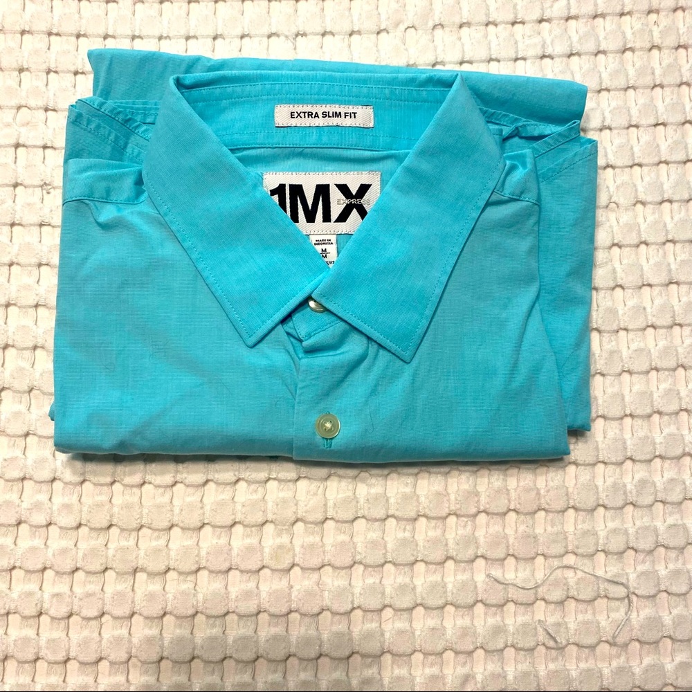 Express Teal dress shirt